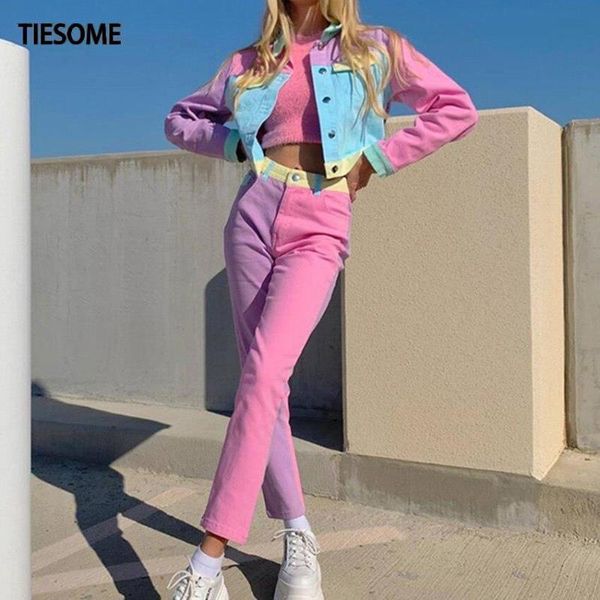 tiesome patchwork pink straight long trousers ladies skinny high waist pants capris fashion streetwear sweatpants women 2020, Blue
tiesome patchwork pink straight long trousers ladies skinny high waist pants capris fashion streetwear sweatpants women 2020, Blue