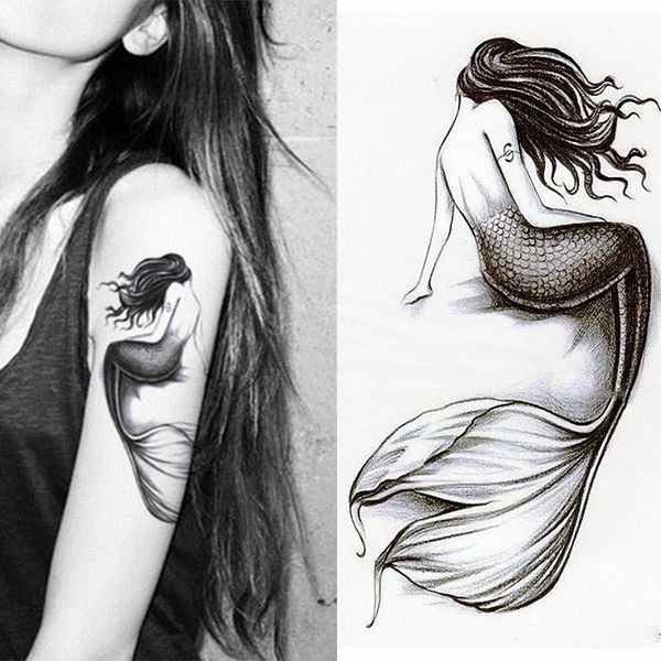 1 pieces/set small full flower arm temporary waterproof tattoo stickers mermaid for women men body art
1 pieces/set small full flower arm temporary waterproof tattoo stickers mermaid for women men body art