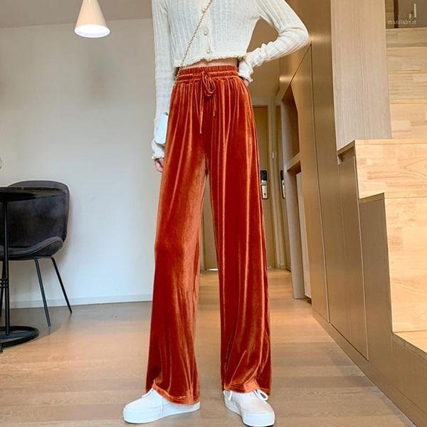 etosell 2020 high waist pleated elastic waist chic pantalon female thin simple loose straight women trousers wide leg long pants1, Black;white
etosell 2020 high waist pleated elastic waist chic pantalon female thin simple loose straight women trousers wide leg long pants1, Black;white