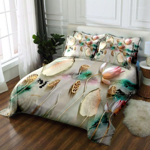 bedding sets pink lotus print duvet cover set green leaf pattern comforter soft pillowcase 3pcs bed1
bedding sets pink lotus print duvet cover set green leaf pattern comforter soft pillowcase 3pcs bed1