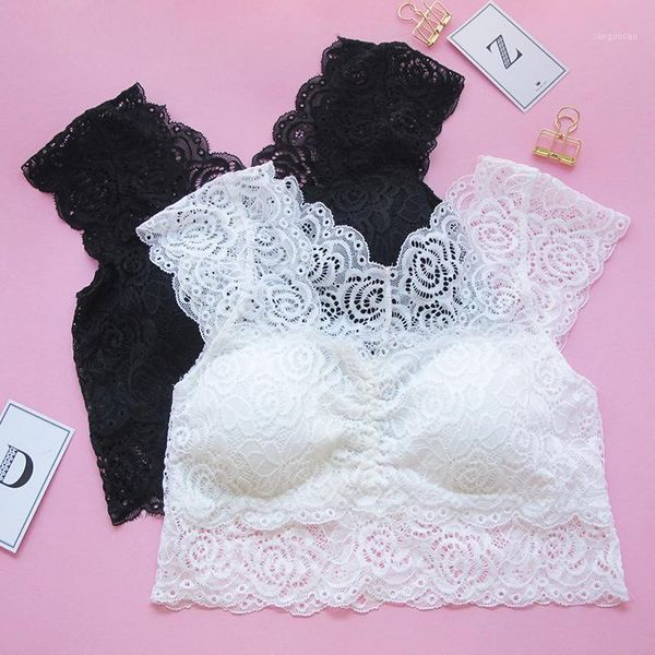 gym clothing summer products-steel ring half length vest style underwear lace sleep bra strap chest pad deconstructable base1, White;black
gym clothing summer products-steel ring half length vest style underwear lace sleep bra strap chest pad deconstructable base1, White;black