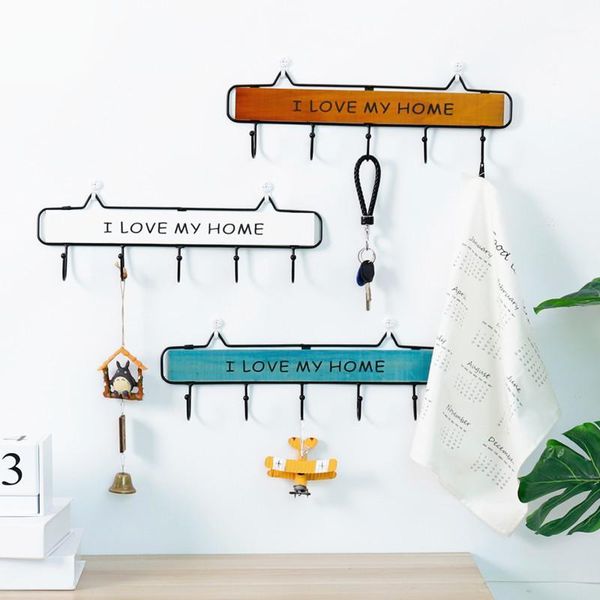 hooks & rails multifunction creative wooden metal quality living room wall-mounted key clothes kitchen hanging organizer wall decoration1
hooks & rails multifunction creative wooden metal quality living room wall-mounted key clothes kitchen hanging organizer wall decoration1