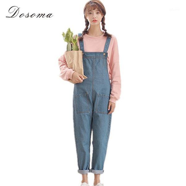 wholesale- loose girls denim jumpsuit 2017 korean preppy style casual simple anklelength denim jumpsuit women big pocket jeans jumpsuit1, Black;white
wholesale- loose girls denim jumpsuit 2017 korean preppy style casual simple anklelength denim jumpsuit women big pocket jeans jumpsuit1, Black;white