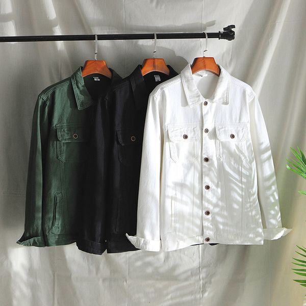 new men's autumn 2020 casual coat loose youth versatile denim jacket, Black;brown
new men's autumn 2020 casual coat loose youth versatile denim jacket, Black;brown