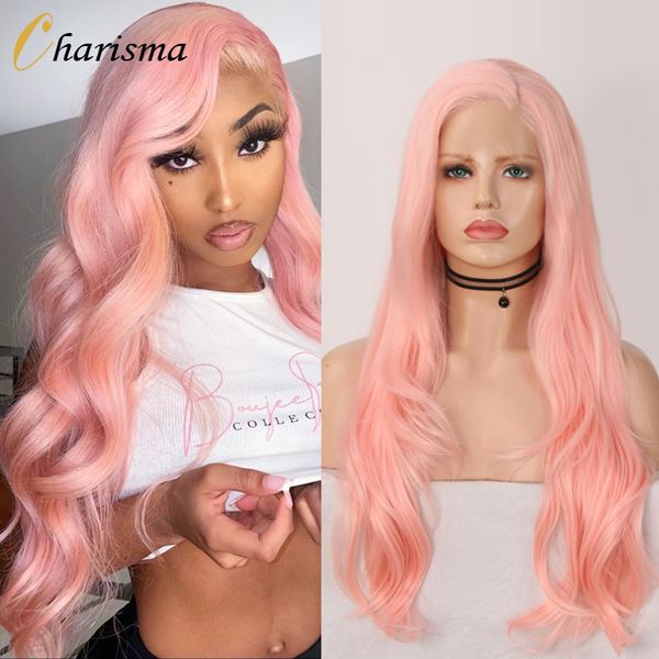 costume accessories long body wave synthetic lace front wig side part pink wig glueless wigs for black women cosplay wigs, Silver
costume accessories long body wave synthetic lace front wig side part pink wig glueless wigs for black women cosplay wigs, Silver