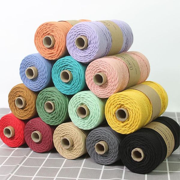 3mm colorful cord rope beige twisted macrame string 100% cotton macrame cord 100m wall hanging plant hanger diy craft, Black;white
3mm colorful cord rope beige twisted macrame string 100% cotton macrame cord 100m wall hanging plant hanger diy craft, Black;white