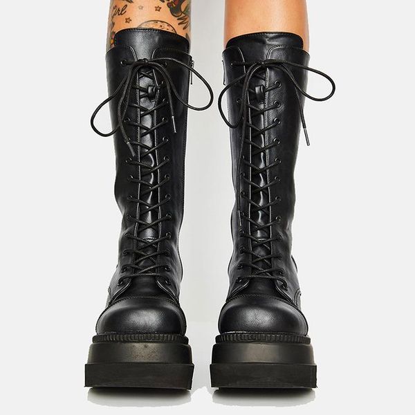 boots ladies platform black knight thick with designer med heel shoes wedges foootwear increasing booties
boots ladies platform black knight thick with designer med heel shoes wedges foootwear increasing booties