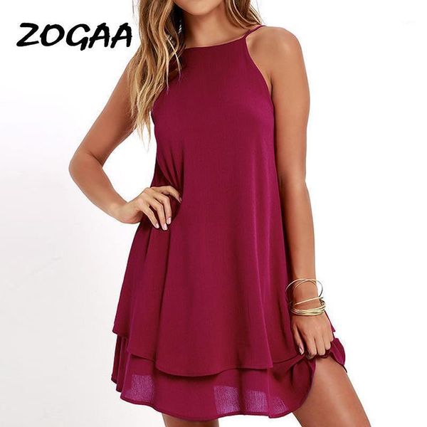 zogaa women summer backless chiffon dress spaghetti strap mini casual loose dresses fashion women's black red dress girl1, Black;gray
zogaa women summer backless chiffon dress spaghetti strap mini casual loose dresses fashion women's black red dress girl1, Black;gray