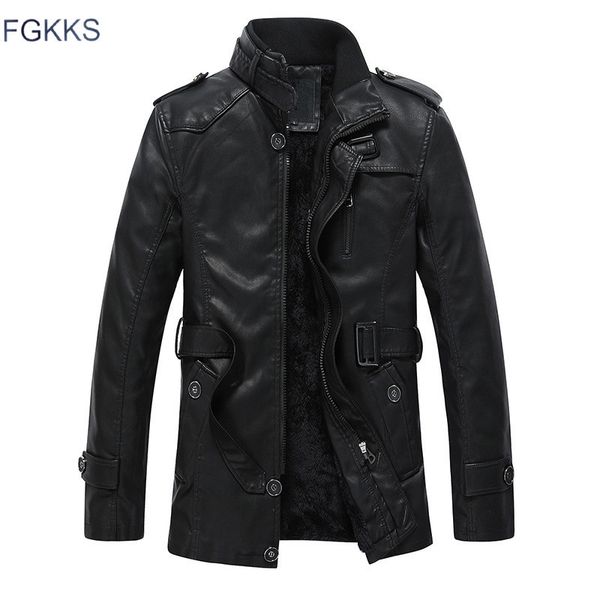 fgkks brand new men leather jacket mens washed motorcycle leather jackets coat fashion windproof leather jacket male 201119, Black
fgkks brand new men leather jacket mens washed motorcycle leather jackets coat fashion windproof leather jacket male 201119, Black
