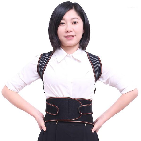 s-2xl posture corrector back support belt orthopedic posture back brace support straightener adjustable shoulder protector1, Black;blue
s-2xl posture corrector back support belt orthopedic posture back brace support straightener adjustable shoulder protector1, Black;blue