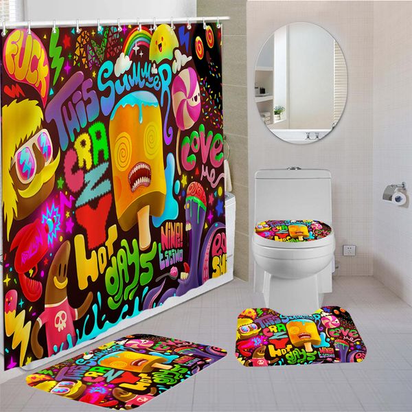 psychedelic color printed polyester душ шторы занавес ванной комнаты набор противоскольжения ковровые крышки унитаза наборы крышки коврик дл
psychedelic color printed polyester душ шторы занавес ванной комнаты набор противоскольжения ковровые крышки унитаза наборы крышки коврик дл