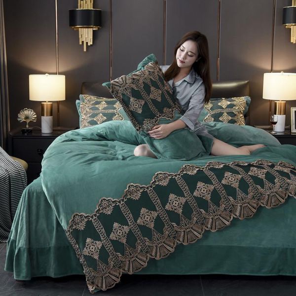 modern style crystal baby velvet lace 4pcs duvet cover bed sheet pillowcases lake blue red grey dark green royal blue ginger
modern style crystal baby velvet lace 4pcs duvet cover bed sheet pillowcases lake blue red grey dark green royal blue ginger