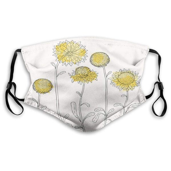 comfortable windproof mask,yellow flower,hand drawn style sunflowers on twigs petals growth botany summertime,pale yellow black,printed faci
comfortable windproof mask,yellow flower,hand drawn style sunflowers on twigs petals growth botany summertime,pale yellow black,printed faci