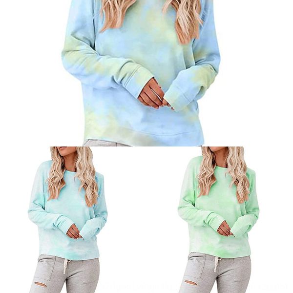 new women's tie-dyed multi-color long sleeve round neck loose casual pullover pullover sportswear sportswear t-shirt prtcw, Black
new women's tie-dyed multi-color long sleeve round neck loose casual pullover pullover sportswear sportswear t-shirt prtcw, Black