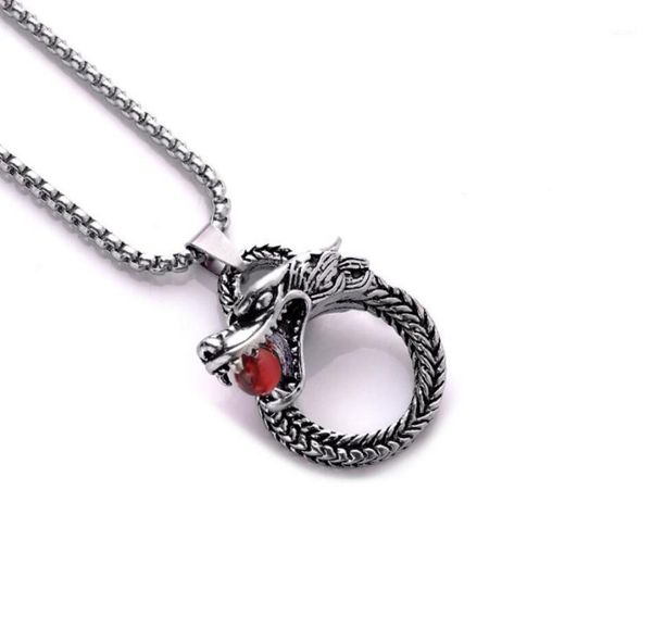 gothic retro stainless steel dragon pendant necklaces charm pendant for women men gift jewelry+stainless steel chain1, Silver
gothic retro stainless steel dragon pendant necklaces charm pendant for women men gift jewelry+stainless steel chain1, Silver