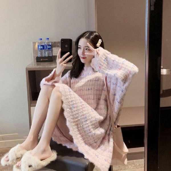 women's sweaters woman sweater women winter 2021 bright silk super fairy knitted foreign fashion dress tyjtjy, White;black
women's sweaters woman sweater women winter 2021 bright silk super fairy knitted foreign fashion dress tyjtjy, White;black