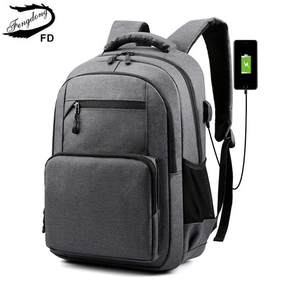 fengdong waterproof teenagers boy usb charge bagpack male bags college student backpack for school book bag c1019
fengdong waterproof teenagers boy usb charge bagpack male bags college student backpack for school book bag c1019