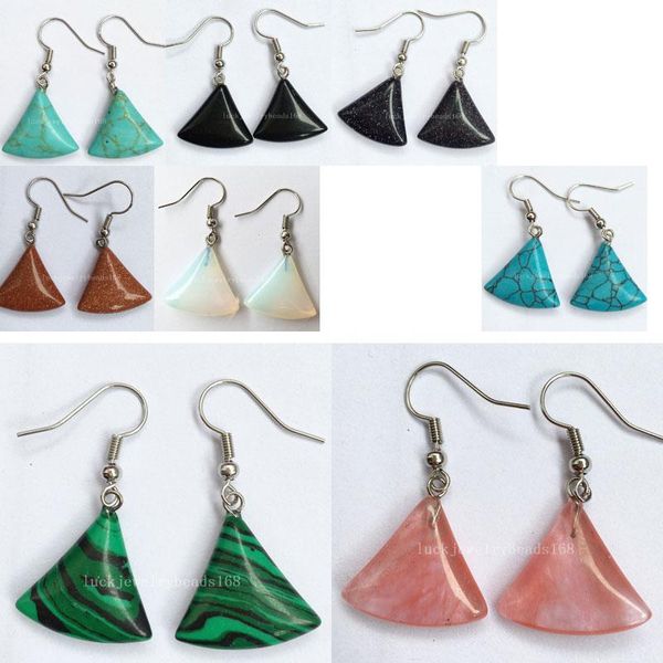 dangle & chandelier howlite goldstone blue sand opal malachite cherry quartz carnelian triangle beads earrings wfh452, Silver
dangle & chandelier howlite goldstone blue sand opal malachite cherry quartz carnelian triangle beads earrings wfh452, Silver