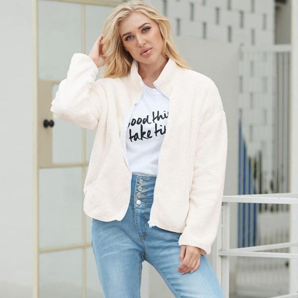 women faux fur coat ladies winter warm coat jacket solid zipper short outerwear bolero casaco inverno feminino #2s20, Black
women faux fur coat ladies winter warm coat jacket solid zipper short outerwear bolero casaco inverno feminino #2s20, Black