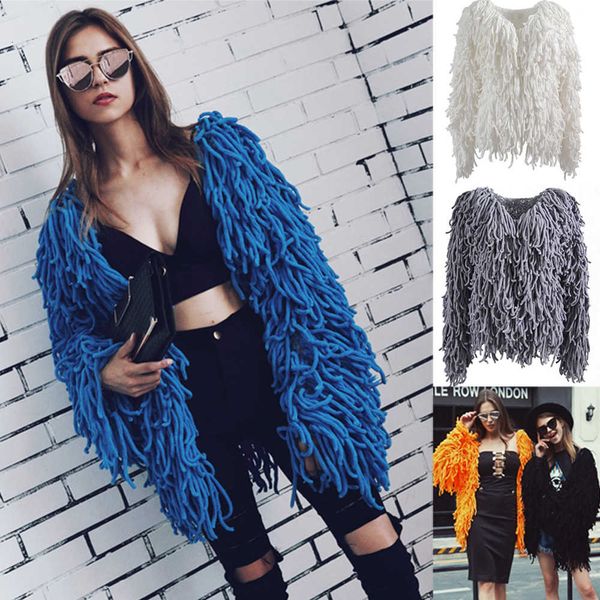trendy knitted overcoat fashion slim fur fringe coat casual patchwork outwear fur coats womens short tassel fauxfurs coats, Black
trendy knitted overcoat fashion slim fur fringe coat casual patchwork outwear fur coats womens short tassel fauxfurs coats, Black