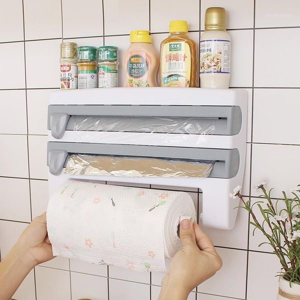 kitchen cling film cutting holder sauce bottle tin foil paper storage rack paper towel holder kitchen organizer1
kitchen cling film cutting holder sauce bottle tin foil paper storage rack paper towel holder kitchen organizer1