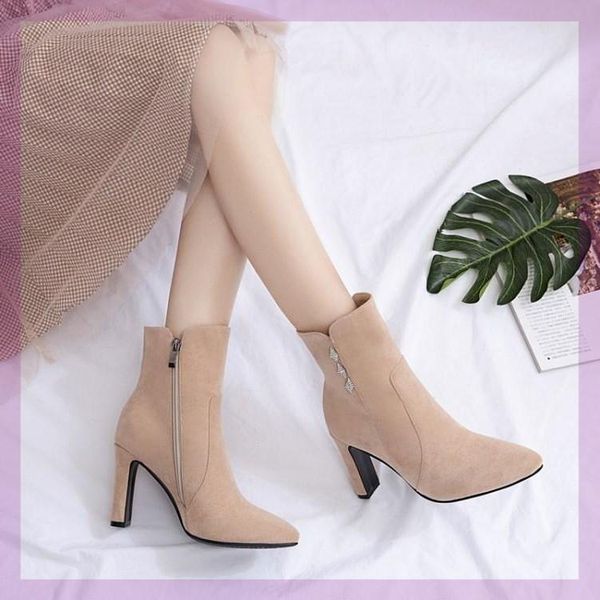 women's boots autumn shoes booties woman 2020 low heel boots-women winter footwear round toe rubber mid calf mid-calf, Black
women's boots autumn shoes booties woman 2020 low heel boots-women winter footwear round toe rubber mid calf mid-calf, Black