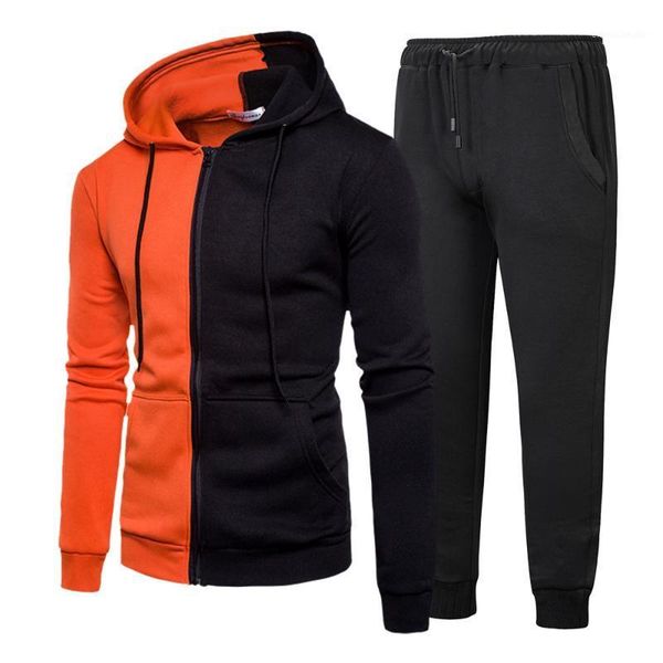 running sets men's sports suit autumn winter sweatshirt +pant jogger tracksuit youth hooded casual personalized splicing sportswear two, Black;blue
running sets men's sports suit autumn winter sweatshirt +pant jogger tracksuit youth hooded casual personalized splicing sportswear two, Black;blue