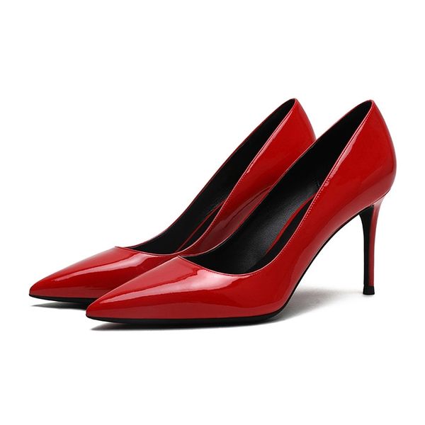 women pumps shoes for office party wedding bride red heels female elegant 5-10cm pointed toe high heels shallow patent leather #dc7v, Black
women pumps shoes for office party wedding bride red heels female elegant 5-10cm pointed toe high heels shallow patent leather #dc7v, Black