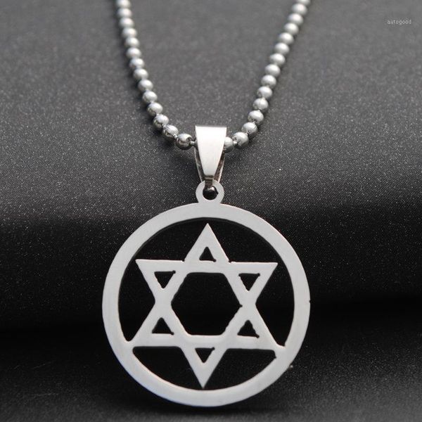 stainless steel magen david rock star circle necklace israel jewish judaism hebrew passover hanukkah mitzvah triangles necklaces1, Silver
stainless steel magen david rock star circle necklace israel jewish judaism hebrew passover hanukkah mitzvah triangles necklaces1, Silver