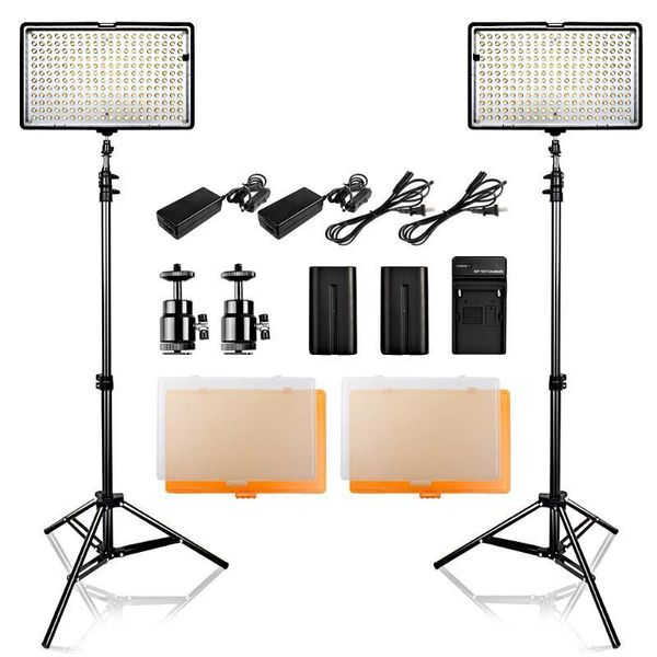 2 in 1 pgraphy 240 led studio lighting kit dimmable ultra high power panel digital camera dslr camcorder with light stand1
2 in 1 pgraphy 240 led studio lighting kit dimmable ultra high power panel digital camera dslr camcorder with light stand1