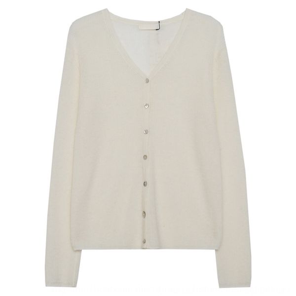 han xun v-neck cardigan and sweater wooljacket woolsweater for women autumn 2020 new korean thin alpaca wool knitted jacket 11228 ezanz ezan, White;black
han xun v-neck cardigan and sweater wooljacket woolsweater for women autumn 2020 new korean thin alpaca wool knitted jacket 11228 ezanz ezan, White;black