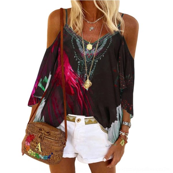 wlchq summer loose v-neckshoulder print short sleeve t-shirt women's digital vest summer loose v-neckshoulder casual wo short sleeve t, White
wlchq summer loose v-neckshoulder print short sleeve t-shirt women's digital vest summer loose v-neckshoulder casual wo short sleeve t, White