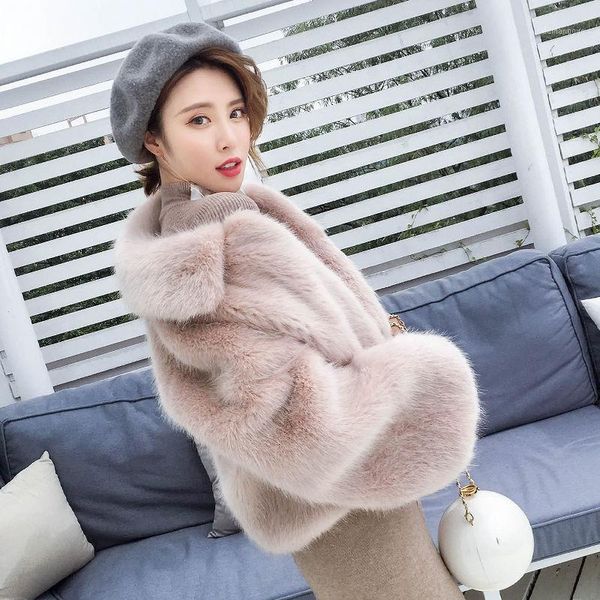 women 2021 autumn winter faux fur coat female casual imitation fur short jacket ladies thick warm plush outwear overcoat c1531, Black
women 2021 autumn winter faux fur coat female casual imitation fur short jacket ladies thick warm plush outwear overcoat c1531, Black