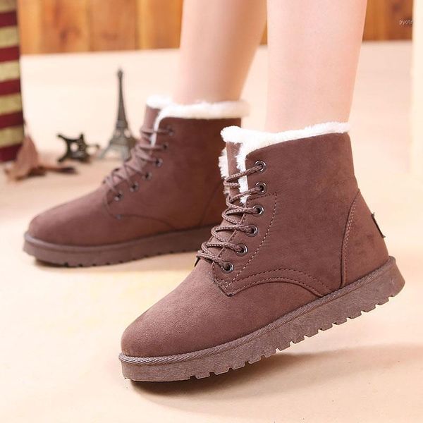 women winter boots suede classic snow boots female warm fur plush insole lace-up winter ankle women shoes1, Black
women winter boots suede classic snow boots female warm fur plush insole lace-up winter ankle women shoes1, Black