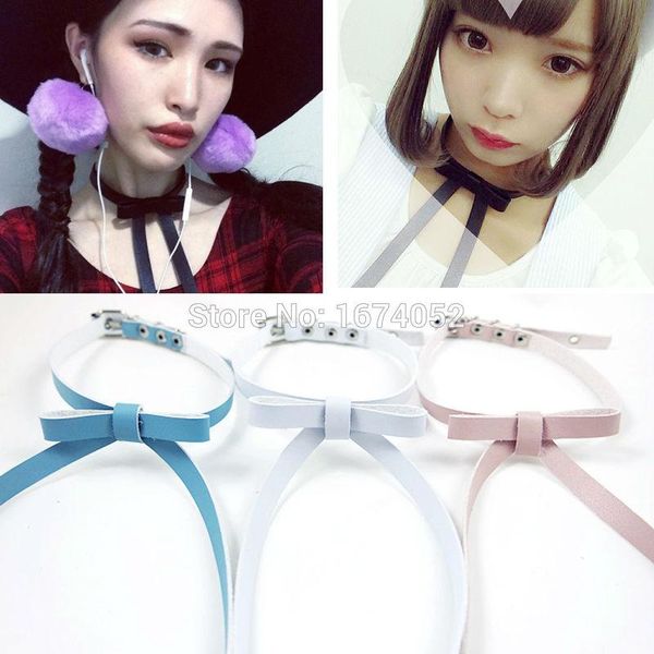 chains cute kawaii harajuku meow neko handmade real leahter collar with bow long lengthen bowknot choker necklace, Silver
chains cute kawaii harajuku meow neko handmade real leahter collar with bow long lengthen bowknot choker necklace, Silver