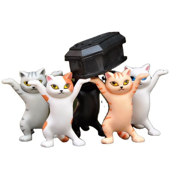 Blind Box Cute Mini Cat Pen Holder Coffin Penholder PVC Crafts Miniatures & Figurine Creative Home Decoration Accessories Special gift
Blind Box Cute Mini Cat Pen Holder Coffin Penholder PVC Crafts Miniatures & Figurine Creative Home Decoration Accessories Special gift