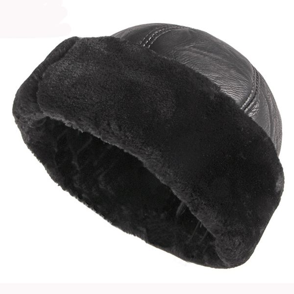 ht2824 thick warm winter hat men black fur leather russian bomber hat male windproof snow ski russian cap fleece lined dad hat y200110, Blue;gray
ht2824 thick warm winter hat men black fur leather russian bomber hat male windproof snow ski russian cap fleece lined dad hat y200110, Blue;gray