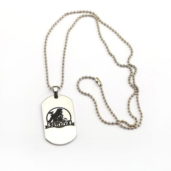game jewelry horizon dawn necklace silver dog tag pendant fashion beads chain necklaces women men charm gifts
game jewelry horizon dawn necklace silver dog tag pendant fashion beads chain necklaces women men charm gifts