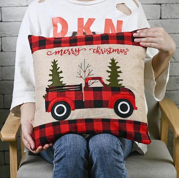 new christmas decoration pillow case sofa car throw cushion cover xmas tree plaid pillow covers red car trucker pillowcases 42*42cm cz110203, Black;white
new christmas decoration pillow case sofa car throw cushion cover xmas tree plaid pillow covers red car trucker pillowcases 42*42cm cz110203, Black;white