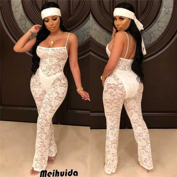 2020 fashion women camisole jumpsuit lace tulle perspective sleeveless summer bodysuit long trousers see through playsuit1, Black;white
2020 fashion women camisole jumpsuit lace tulle perspective sleeveless summer bodysuit long trousers see through playsuit1, Black;white