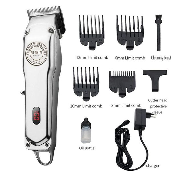 professional hair trimmer rechargeable hair clipper cordless all metal cutter shaver men's beard shaver machine
professional hair trimmer rechargeable hair clipper cordless all metal cutter shaver men's beard shaver machine