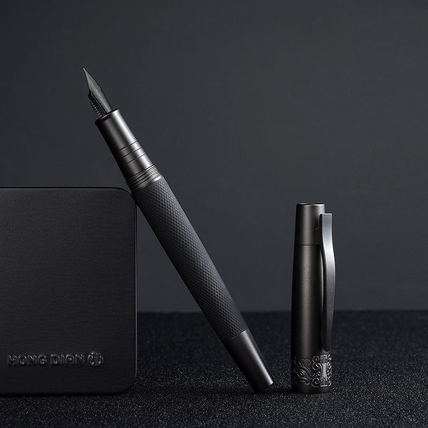 school office fountain pen black metal titanium iraurita f nib ink writing pens business gifts stationery
school office fountain pen black metal titanium iraurita f nib ink writing pens business gifts stationery