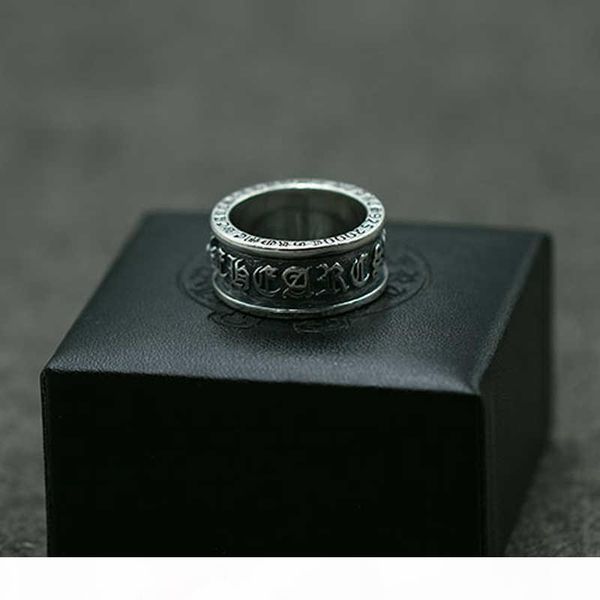 s925 sterling silver men's ring to do old letters punk style retro ring fashion personality classic style to send lover's gift
s925 sterling silver men's ring to do old letters punk style retro ring fashion personality classic style to send lover's gift