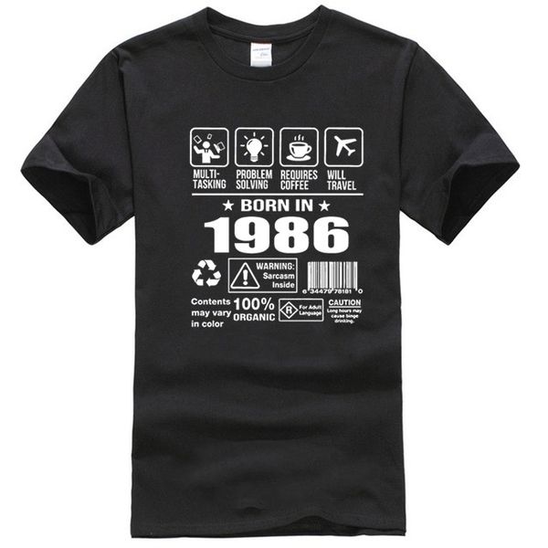 мужская born в 1986 тенниска на заказ хлопка o шеи письма сыпучие новая мода лето стиль тенденция рубашки спорта с капюшоном толстовка толст 
мужская born в 1986 тенниска на заказ хлопка o шеи письма сыпучие новая мода лето стиль тенденция рубашки спорта с капюшоном толстовка толст