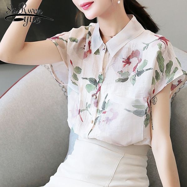 summer fashion women chiffon blouses casual floral women chiffon turn-down collar short sleeve women clothing 5101 50 y200828, White
summer fashion women chiffon blouses casual floral women chiffon turn-down collar short sleeve women clothing 5101 50 y200828, White