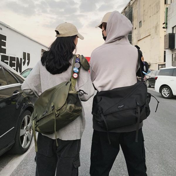 fashion messenger bag men's trendy street harajuku functional large capacity one shoulder tooling handbag women
fashion messenger bag men's trendy street harajuku functional large capacity one shoulder tooling handbag women