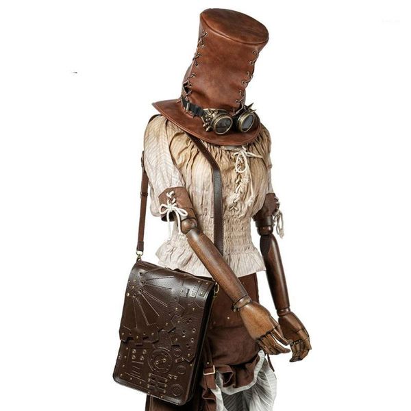 designer women's steampunk backpack pu leather backpacks for women gothic shoulder bags motorcycle waist durable trend pack to61
designer women's steampunk backpack pu leather backpacks for women gothic shoulder bags motorcycle waist durable trend pack to61