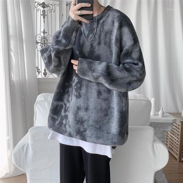 plus size 5xl- autumn winter tie-dye gradient printing sweater men clothing 2021 simple loose round collar knitted pull homme1, White;black
plus size 5xl- autumn winter tie-dye gradient printing sweater men clothing 2021 simple loose round collar knitted pull homme1, White;black