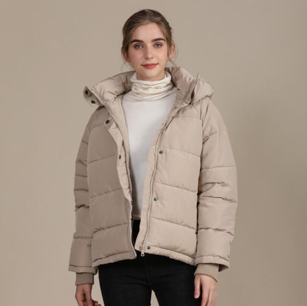 2021 autumn cotton warm fashion jacket long sleeve women's necks with hood outerwear p1718 ciox, Black
2021 autumn cotton warm fashion jacket long sleeve women's necks with hood outerwear p1718 ciox, Black