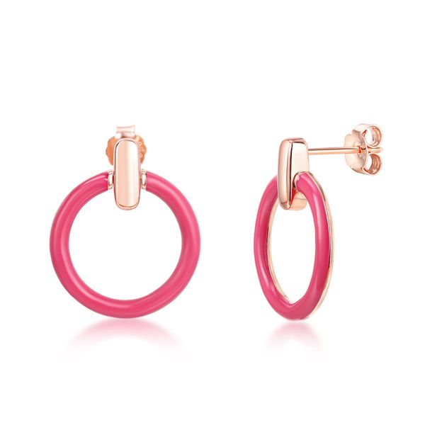 laya 925 sterling silver simple design circle color enamel hoop earrings for women birthday party jewelry gift 2022 trend, Golden;silver
laya 925 sterling silver simple design circle color enamel hoop earrings for women birthday party jewelry gift 2022 trend, Golden;silver